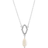 Orphelia 'Normandië' Dames 925 Sterling Zilveren Hanger met Ketting - Zilver ZK-7574