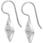 Orphelia Dames 925 Zilveren Dangle Oorbellen - Zilver ZO-5254