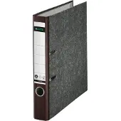 Leitz 180° Ordner Smal A4 52 mm Bruin 2 Ringen 1050 Karton Wolkenmarmer Staand Gerecycled