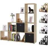 VCM Nabini wandkast , kamerverdeler 10 vakkenBeuken decor.