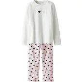 Name it Nachtkledij 'NKFRagna' donkerblauw / mauve / wit