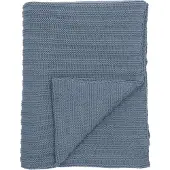 Organic Home Plaid Dune Sea Blue-130 x 170 cm