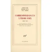 Gallimard Correspondance à trois voix - André Gide