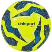 Uhlsport Team (Sz. 4) Trainingsbal - Wit / Marine / Fluogeel | Maat: 4