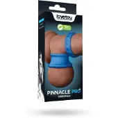 Vuxen - Pinnacle Pro - Twin Flex Stretcher Cockring - Blauw