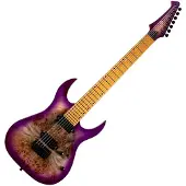Spira Guitars S-457 TPP Transparent Purple 7-snarige elektrische gitaar
