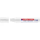 Edding 4090 Krijtmarker Wit Extra breed Beitelpunt 15 mm