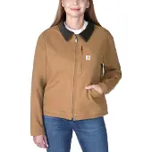 Carhartt Jas Women Canvas Detroit Jacket Brown-S