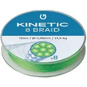 Kinetic 8 300 M Braided Line Zilver 0.120 mm