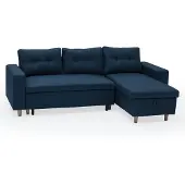 Happy Garden WADE 3 zits hoekslaapbank blauw