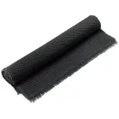 Vivaraise - Effen badmat Elly Zwart 54 x 110