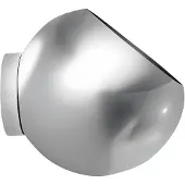 AYTM Globe wandbloempot Ø21 cm Zilverkleurig