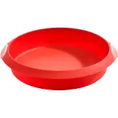 Lékué Cakevorm - Rond - ø 20 cm - Siliconen - Red