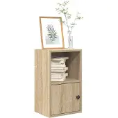 vidaXL Boekenkast 31x24x52 cm bewerkt hout sonoma eikenkleurig