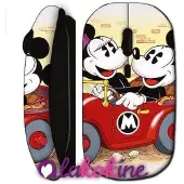 MANIACASE Draadloze Muizen Mickey En Minnie Mouse Auto