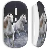 MANIACASE Draadloze muis paard paarden water sprint