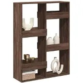 vidaXL Kamerscherm 100x33x135 cm bewerkt hout bruin eikenkleurig
