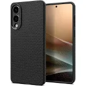 Spigen Liquid Air Backcover voor de Samsung Galaxy S25 Edge - Zwart