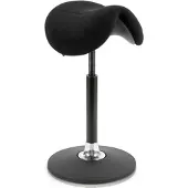 Score Polo Jumper Ergonomische Zadelkruk – Trevira Zwart
