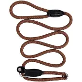 Lionto Retrieverine Hondenriem, hondenriem, treklijn, robuust, weerbestendig, lengte 170 cm, bruin