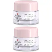Louis Widmer Hydro-Active Emulsie Licht Geparfumeerd 2x50 ml Emulsie