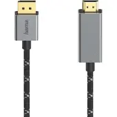 Hama Video Cable, DisplayPort/HDMI, Ultra-HD 4K, 1.5m