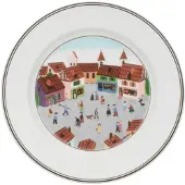 Villeroy & Boch Design Naif Tallrik Village 27 Cm - Dinerborden Porselein White - 1023372625