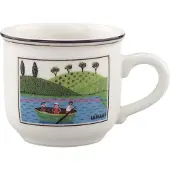 Villeroy & Boch 6x Villeroy & Boch Ontwerp Naif, Kopje, Veelkleurig