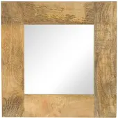 vidaXL Spiegel 50x50 cm massief mangohout