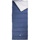 Nomad Condor XL Slaapzak | Dekenmodel | 220 x 90 | Donkerblauw | Katoenen Voering | Koordtunnel | Incl Hoes