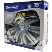Michelin Wieldoppen 15 inch - chroom - 4st