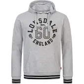 Lonsdale Sweatshirt 'Mamhead' grijs gemêleerd / zwart