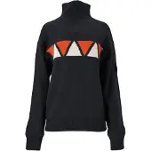 SOS Trui 'Aboda' donkerblauw / rood / offwhite