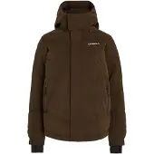O'Neill Sportjas 'Cruz Hybrid' donkerbruin / zwart / wit