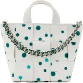 Desigual Shopper Schoudertas New Splatter Valdivia Shopping Bag White Wit