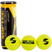 Softee Tube met 3 padelballen Speed