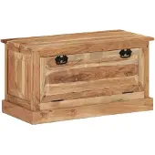 vidaXL Schoenenbank 80x30x45 cm bewerkt hout zwart
