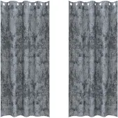 vidaXL Velvet Gordijnen 2 st Zilvergrijs 245 x 140 cm Fluweel