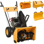 vidaXL Sneeuwblazer en vegerset 4-in-1 benzine 6,5 pk