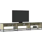 vidaXL Tv-meubel 270x40x46 cm bewerkt hout sonoma eikenkleurig