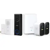 Eufy deurbel starterkit | 2K Video Deurbel + 2C Camera set + Deurbelgong - Voordeelbundel