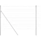 vidaXL Grond Fix Gelast Draadhek 50 x 1,6 m Gegalvaniseerd staal Mesh