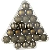 J-Line Kerstbal Koper D 4 Cm 24 Stuks