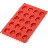 Lékué Bakvorm 20 Madeleines - Siliconen - Red
