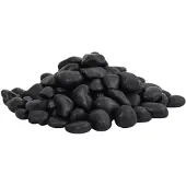 vidaXL Kiezelstenen gepolijst 2-5 cm 25 kg zwart