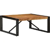 vidaXL Salontafel 80x80x35 cm massief acaciahout
