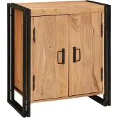 vidaXL Nachtkastje Bruin 66 x 35 x 76 cm Massief acaciahout