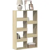 vidaXL Boekenkast 100x33x155,5 cm bewerkt hout sonoma eikenkleurig