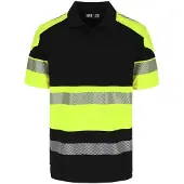 Herock Vega High Viz Polo Korte Mouwe | Maat: S
