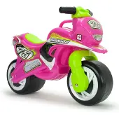 Injusa Loopfiets Motor Tornado Roze